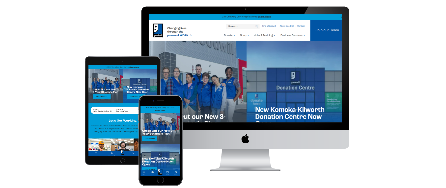 Goodwill Industries website preview